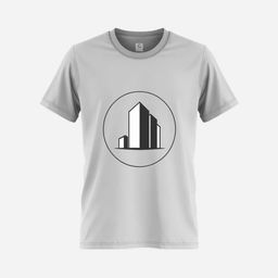 A stylish T-shirt design featuring a modern and minimalist graphic