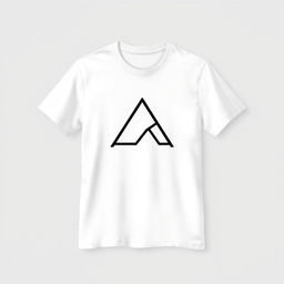 A stylish T-shirt design featuring a modern and minimalist graphic