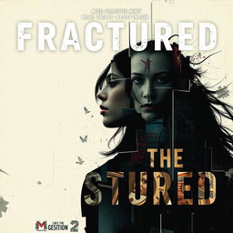 Create an indie film poster for a movie titled 'FRACTURED'