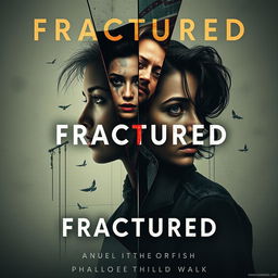 Create an indie film poster for a movie titled 'FRACTURED'