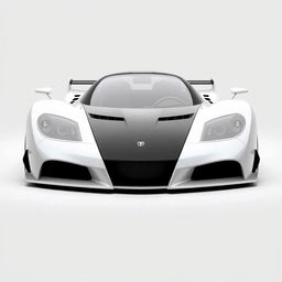 A hypercar from 2004, painted in white, named Joroz