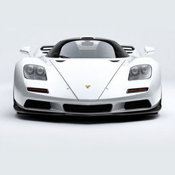 A hypercar from 2004, painted in white, named Joroz