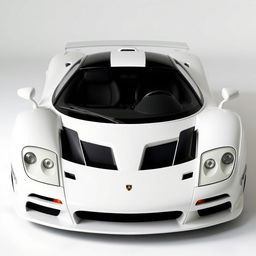 A hypercar from 2004, painted in white, named Joroz