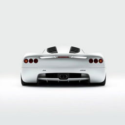 A hypercar from 2004, painted in white, named Joroz