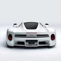 A hypercar from 2004, painted in white, named Joroz