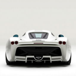 A hypercar from 2004, painted in white, named Joroz