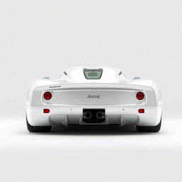 A hypercar from 2004, painted in white, named Joroz