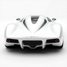 A hypercar from 2004, painted in white, named Joroz