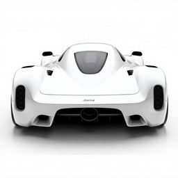 A hypercar from 2004, painted in white, named Joroz