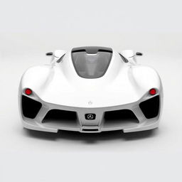 A hypercar from 2004, painted in white, named Joroz