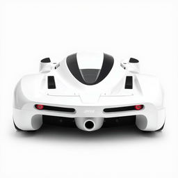 A hypercar from 2004, painted in white, named Joroz