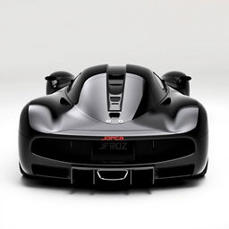 A hypercar from 2004, painted in black, named Joroz