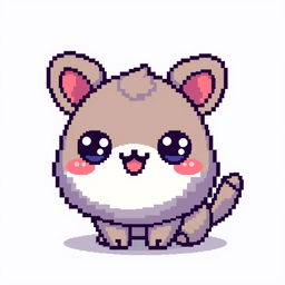 Create pixelated kawaii animals