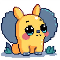 Create pixelated kawaii animals