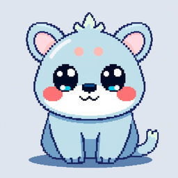 Create pixelated kawaii animals