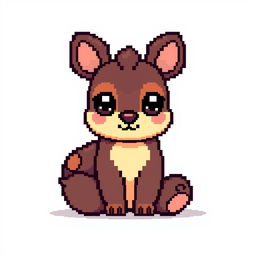 Create pixelated kawaii animals