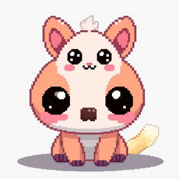 Create pixelated kawaii animals