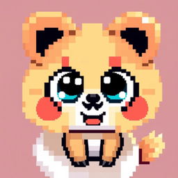 Create pixelated kawaii animals