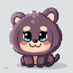 Create pixelated kawaii animals