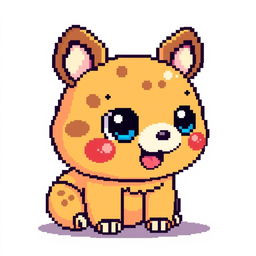 Create pixelated kawaii animals