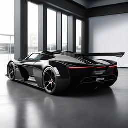 A hypercar 2004 version, painted in black, named Joroz