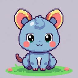 Create pixelated kawaii animals