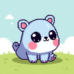 Create pixelated kawaii animals