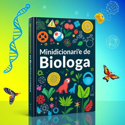 A book cover for 'Minidiccionario de Biología'