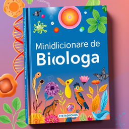 A book cover for 'Minidiccionario de Biología'