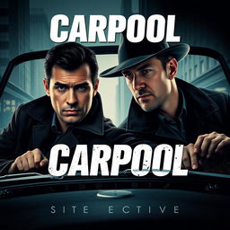 Create a movie poster for a film called 'Carpool' about detectives in New York City