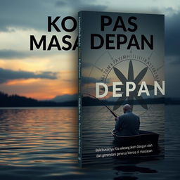 Create a book cover with the main title: 'Kompas Masa Depan' and the subtitle: 'Baik buruknya Kita sekarang akan ditanggung oleh anak cucu dan generasi penerus kita di masa depan