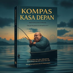 Create a book cover with the main title: 'Kompas Masa Depan' and the subtitle: 'Baik buruknya Kita sekarang akan ditanggung oleh anak cucu dan generasi penerus kita di masa depan