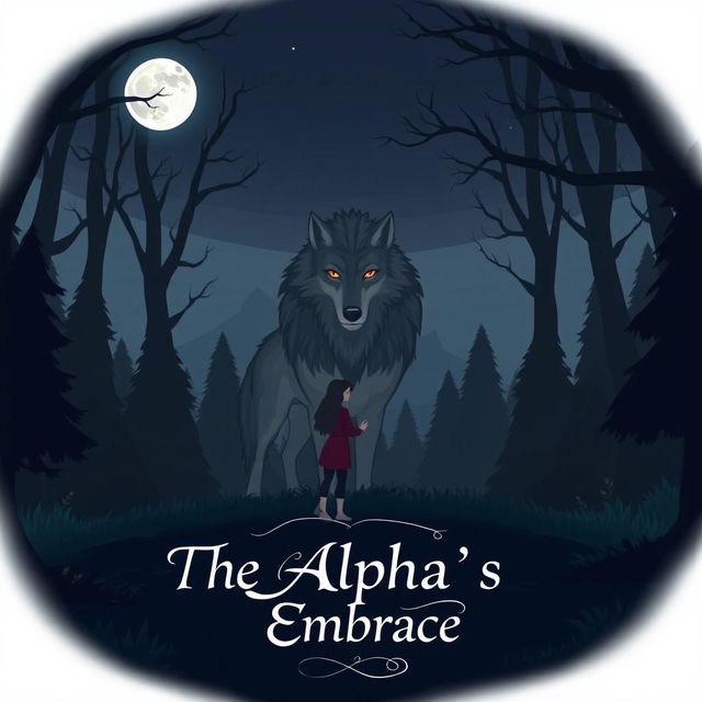 A cartoon-style image titled 'The Alpha's Embrace'