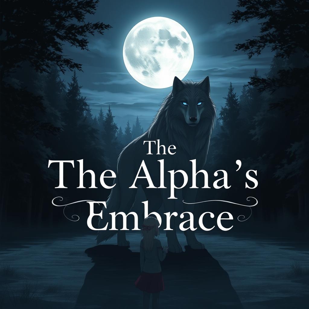 A high-definition anime-style image titled 'The Alpha's Embrace'