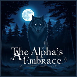 A cool anime-style image titled 'The Alpha's Embrace'