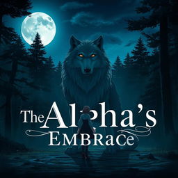 A realistic anime-style image titled 'The Alpha's Embrace'