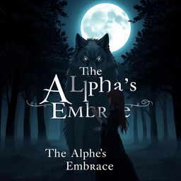 A realistic anime-style image titled 'The Alpha's Embrace'