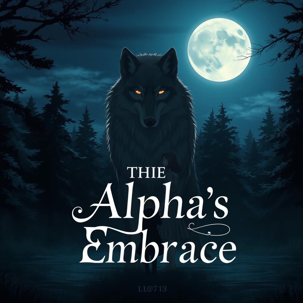 A realistic anime-style image titled 'The Alpha's Embrace'