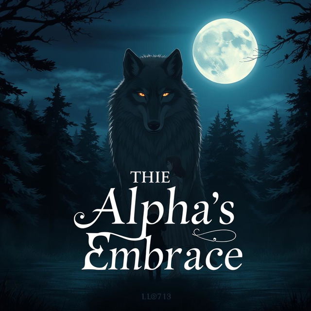 A realistic anime-style image titled 'The Alpha's Embrace'