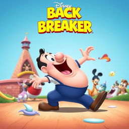 A humorous Disney movie poster meme titled 'Back Breaker'