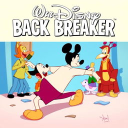 A humorous Disney movie poster meme titled 'Back Breaker'