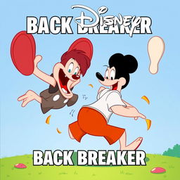 A humorous Disney movie poster meme titled 'Back Breaker'