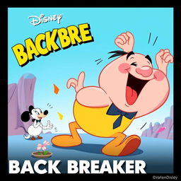 A humorous Disney movie poster meme titled 'Back Breaker'