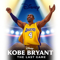 A Disney movie poster meme titled 'Kobe Bryant: The Last Game'