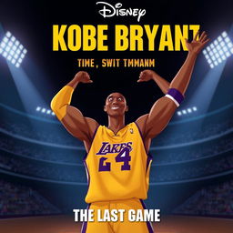 A Disney movie poster meme titled 'Kobe Bryant: The Last Game'