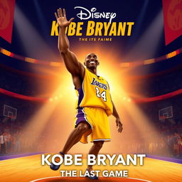 A Disney movie poster meme titled 'Kobe Bryant: The Last Game'