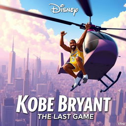 A Disney movie poster meme titled 'Kobe Bryant: The Last Game'