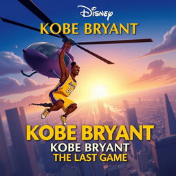 A Disney movie poster meme titled 'Kobe Bryant: The Last Game'