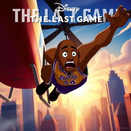 An animated Disney movie poster meme titled 'The Last Game'