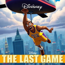 An animated Disney movie poster meme titled 'The Last Game'